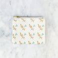 Coin Purses - Olive Leaf & Poppy Flower Print - Olive and Poppy