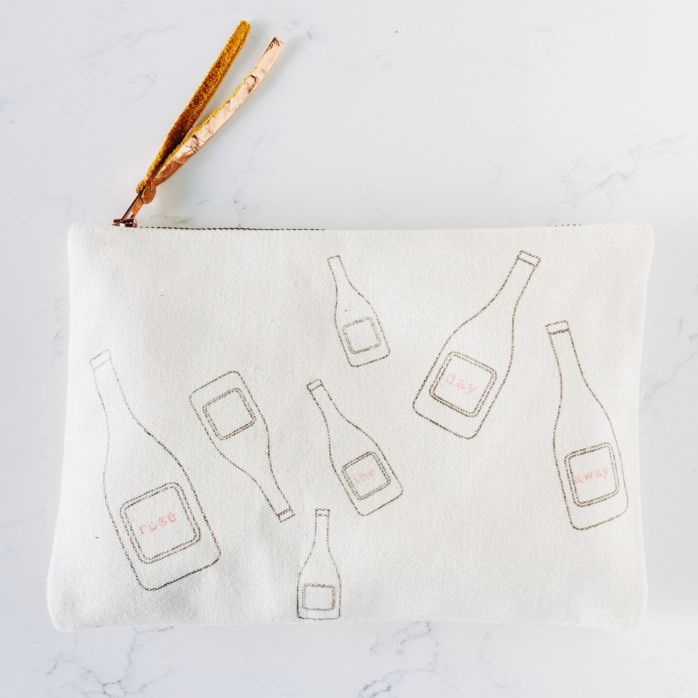 Zipper Pouch - Rosé The Day Away