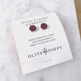 Barrel Earrings - Olive and Poppy