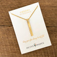 Cheers Necklace - Friendship - Olive and Poppy