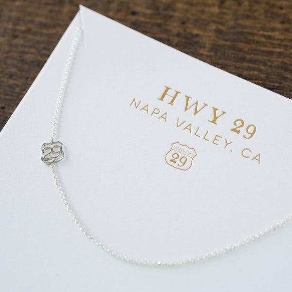 Highway 29 Necklace - Napa Valley - Olive and Poppy