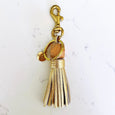 Wine Barrel Tassel Keychains