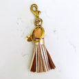 Wine Barrel Tassel Keychains