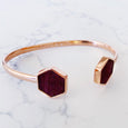 Hexagon Cuff Bracelet