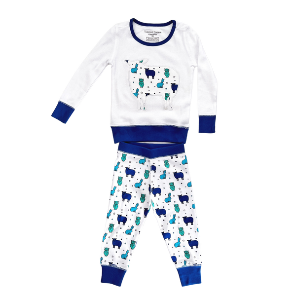 Vineyard Animal Kids Pajama Set - Liam The Sheep