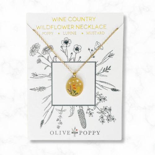 Wine Country Wildflower Necklace