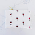 Coin Purse - Red Wine Glasses