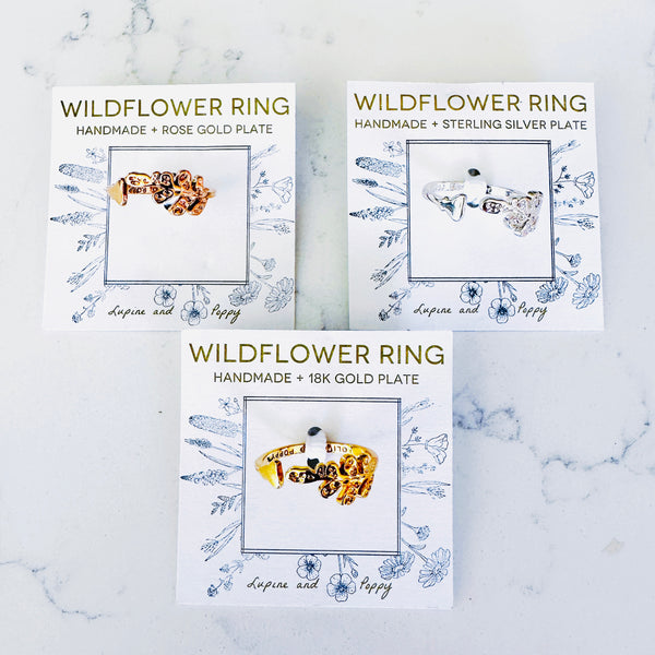Wine Country Wildflower Ring