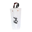 Leather Handle Wine Totes