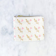 Coin Purses - Olive Leaf & Poppy Flower Print - Olive and Poppy