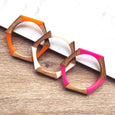 'Poppy & Pink' Barrel Bracelet Set