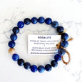 Barrel Bead Bracelet - Sodalite