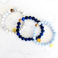 Barrel Bead Bracelet - Sodalite