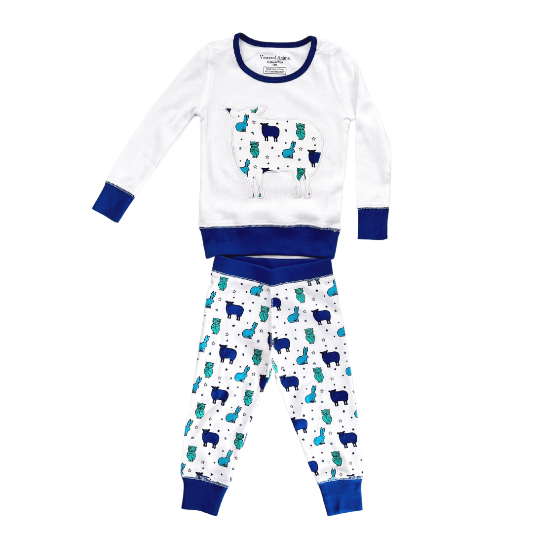 Vineyard Animal Kids Pajama Set - Liam The Sheep