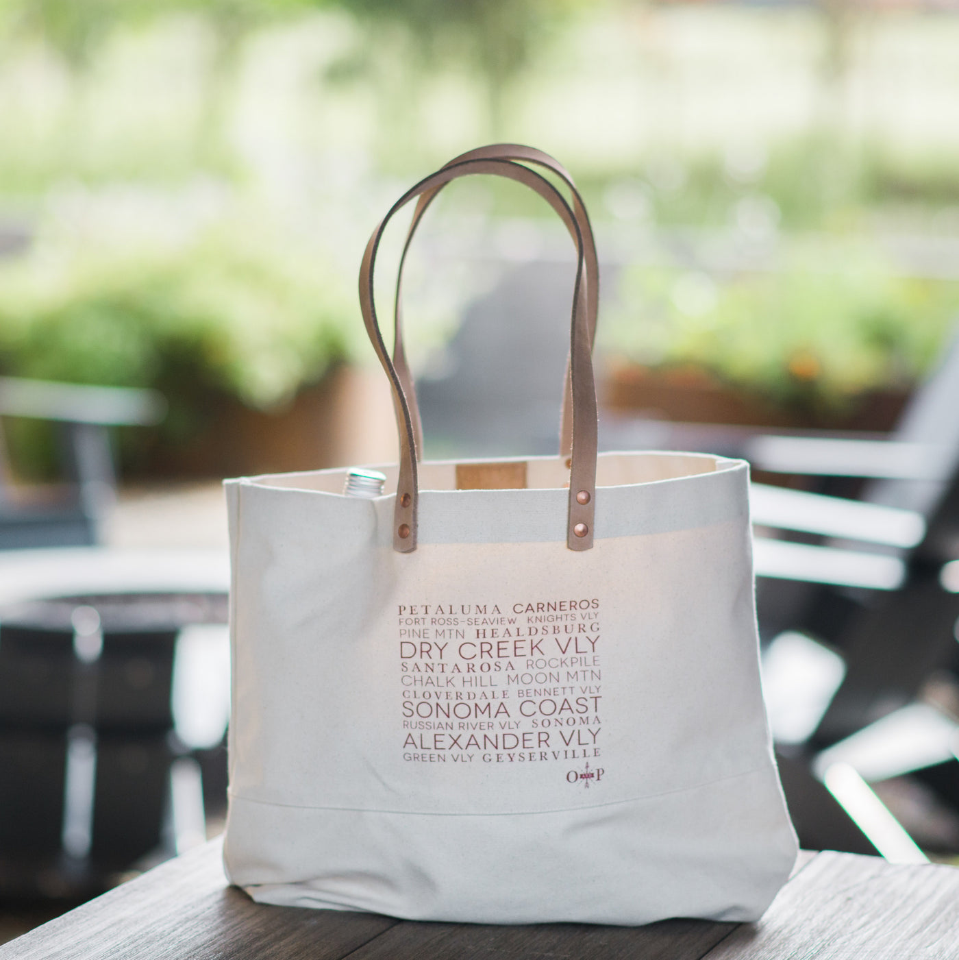 Appellation Tote Bags - Olive and Poppy