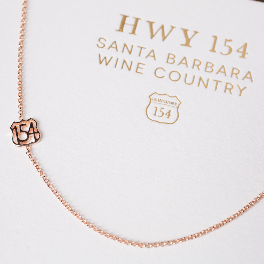 Highway 154 Necklace - Santa Barbara - Olive and Poppy