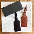 Leather Bottle Luggage Tag